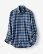 【ドゥクラッセ/DoCLASSE / MEN】のダブル起毛フランネルシャツ/ボタンダウン/トールサイズ ネイビーチェック|ID: prp329100003115693 ipo3291000000028255827