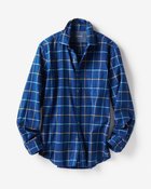 【ドゥクラッセ/DoCLASSE / MEN】のダブル起毛フランネルシャツ/ボタンダウン/トールサイズ インクブルー|ID: prp329100003115693 ipo3291000000028255834