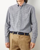 【ドゥクラッセ/DoCLASSE / MEN】のダブル起毛フランネルシャツ/ボタンダウン/トールサイズ ブルー千鳥|ID: prp329100003115693 ipo3291000000035797669