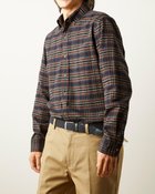 【ドゥクラッセ/DoCLASSE / MEN】のダブル起毛フランネルシャツ/ボタンダウン/トールサイズ ミッドナイトパターン|ID: prp329100003115693 ipo3291000000035797701