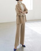【ドゥクラッセ/DoCLASSE】のイタリア糸・カシミヤ混ニットパンツ トープ|ID: prp329100003115695 ipo3291000000028255846