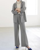 【ドゥクラッセ/DoCLASSE】のイタリア糸・カシミヤ混ニットパンツ 人気、トレンドファッション・服の通販 founy(ファニー) ファッション Fashion レディースファッション Fashion for Women パンツ Pants & Trousers イタリア Italy ジャケット Jacket, Outerwear セットアップ Set-Up, Coordinated Outfit ミラノリブ Milano Rib, Milano Stitch モダン Modern, Contemporary thumbnail グレー|ID: prp329100003115695 ipo3291000000035831393