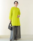 【ドゥクラッセ/DoCLASSE】のミラノリブ・ハイクルーニットコート イエロー|ID: prp329100003115698 ipo3291000000028255853