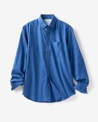 【ドゥクラッセ/DoCLASSE / MEN】のドレスネル30ストレッチBD襟/スタンダード 人気、トレンドファッション・服の通販 founy(ファニー) ファッション Fashion メンズファッション MEN カフス Cuffs スタンダード Standard ストレッチ Stretch ドレス Dress フィット Fit メンズ Mens thumbnail ミッドナイトブルー|ID: prp329100003115718 ipo3291000000028255893