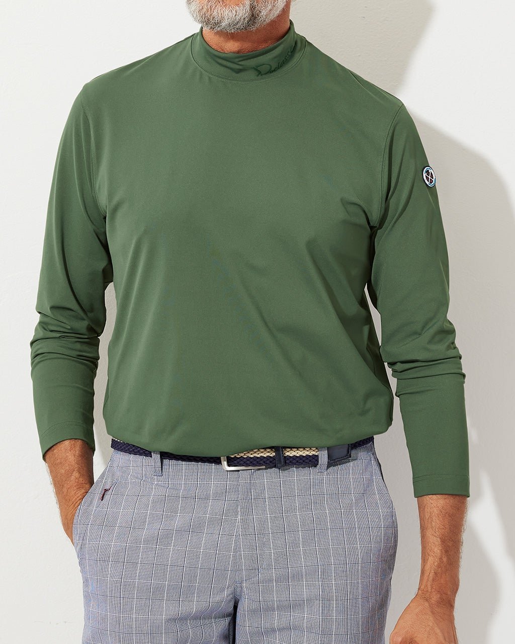 【ドゥクラッセ/DoCLASSE / MEN】のクイックドライ・モックネック長袖 インテリア・キッズ・メンズ・レディースファッション・服の通販 founy(ファニー) ファッション Fashion メンズファッション Fashion for Men トップス・カットソー Cut & Sew Tops ゴルフ Golf ストレッチ Stretch, Stretchy Fabric メンズ Men's, Menswear モックネック Mock Neck, Short Turtleneck 長袖 Long Sleeve, Full Sleeve オリーブ|ID: prp329100003115731 ipo3291000000035831421