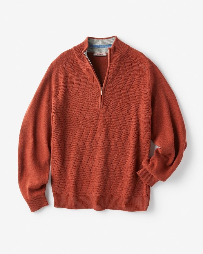 【ドゥクラッセ/DoCLASSE / MEN】のバスケット柄ハーフジップニット インテリア・キッズ・メンズ・レディースファッション・服の通販 founy(ファニー) https://founy.com/ ファッション Fashion メンズファッション Fashion for Men インナー Innerwear ジップ Zip, Zipper スポーティ Sporty, Casual Athletic セーター Sweater, Knitwear バスケット Basket, Basket Bag メンズ Men's, Menswear エレガント 上品 Elegant |ID: prp329100003115749 ipo3291000000028255592