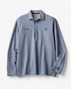 【ドゥクラッセ/DoCLASSE / MEN】の微起毛ストレッチポロシャツ長袖 ネイビー千鳥|ID: prp329100003115754 ipo3291000000028255604