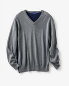 【ドゥクラッセ/DoCLASSE / MEN】のキャッシュウールVネック グレー|ID: prp329100003115755 ipo3291000000028255608