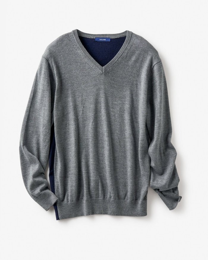 【ドゥクラッセ/DoCLASSE / MEN】のキャッシュウールVネック インテリア・キッズ・メンズ・レディースファッション・服の通販 founy(ファニー) https://founy.com/ ファッション Fashion メンズファッション Fashion for Men おすすめ Recommended / Our Picks イタリア Italy シルク Silk, 100% Silk セーター Sweater, Knitwear メンズ Men's, Menswear |ID: prp329100003115755 ipo3291000000030318468