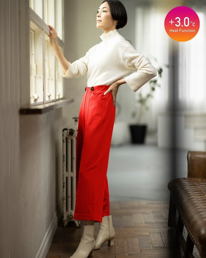 【ドゥクラッセ/DoCLASSE】のストレッチサーモ・ワイドクロップド インテリア・キッズ・メンズ・レディースファッション・服の通販 founy(ファニー) https://founy.com/ ファッション Fashion レディースファッション Fashion for Women パンツ Pants & Trousers ショート Short, Short Length ストレッチ Stretch, Stretchy Fabric ストレート Straight, Straight Cut スリム Slim, Slim Fit タイツ Tights, Legwear フレア Flare, Flared エレガント 上品 Elegant 冬 Winter / This Winter |ID: prp329100003115768 ipo3291000000034576297