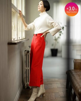 【ドゥクラッセ/DoCLASSE】 ストレッチサーモ・ワイドクロップド人気、トレンドファッション・服の通販 founy(ファニー) ファッション Fashion レディースファッション Fashion for Women パンツ Pants & Trousers ショート Short, Short Length ストレッチ Stretch, Stretchy Fabric ストレート Straight, Straight Cut スリム Slim, Slim Fit タイツ Tights, Legwear フレア Flare, Flared エレガント 上品 Elegant 冬 Winter / This Winter |ID:prp329100003115768