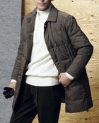 【ドゥクラッセ/DoCLASSE / MEN】のマジカルダウン・ステンカラーコート オリーブブラウン|ID: prp329100003115780 ipo3291000000035800136