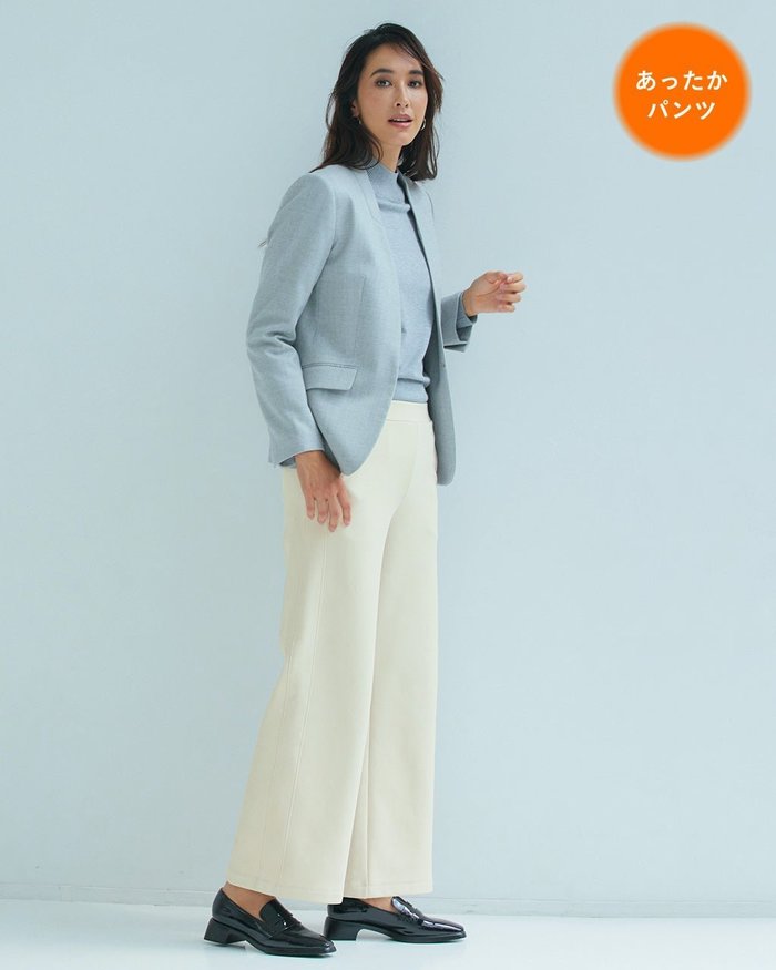 【ドゥクラッセ/DoCLASSE】のプレシャスウォーム・セミワイド69cm インテリア・キッズ・メンズ・レディースファッション・服の通販 founy(ファニー) https://founy.com/ ファッション Fashion レディースファッション Fashion for Women パンツ Pants & Trousers カットソー Cut and Sewn Top ジョーゼット Georgette, Semi-Sheer Fabric ストレッチ Stretch, Stretchy Fabric ポケット Pocket, Pocket Detail エレガント 上品 Elegant |ID: prp329100003115789 ipo3291000000028261805