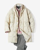 【ドゥクラッセ/DoCLASSE / MEN】のマジカルライトダウン・チェスターロングコート アイボリー|ID: prp329100003115795 ipo3291000000035794691