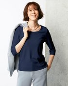 【ドゥクラッセ/DoCLASSE】のハイカウントコットン・ジャケットイン ミッドナイトブルー|ID: prp329100003115803 ipo3291000000035734696