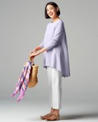 【ドゥクラッセ/DoCLASSE】のラウンドフレア/長袖・ドゥクラッセTシャツ ラベンダー|ID: prp329100003115835 ipo3291000000036290938