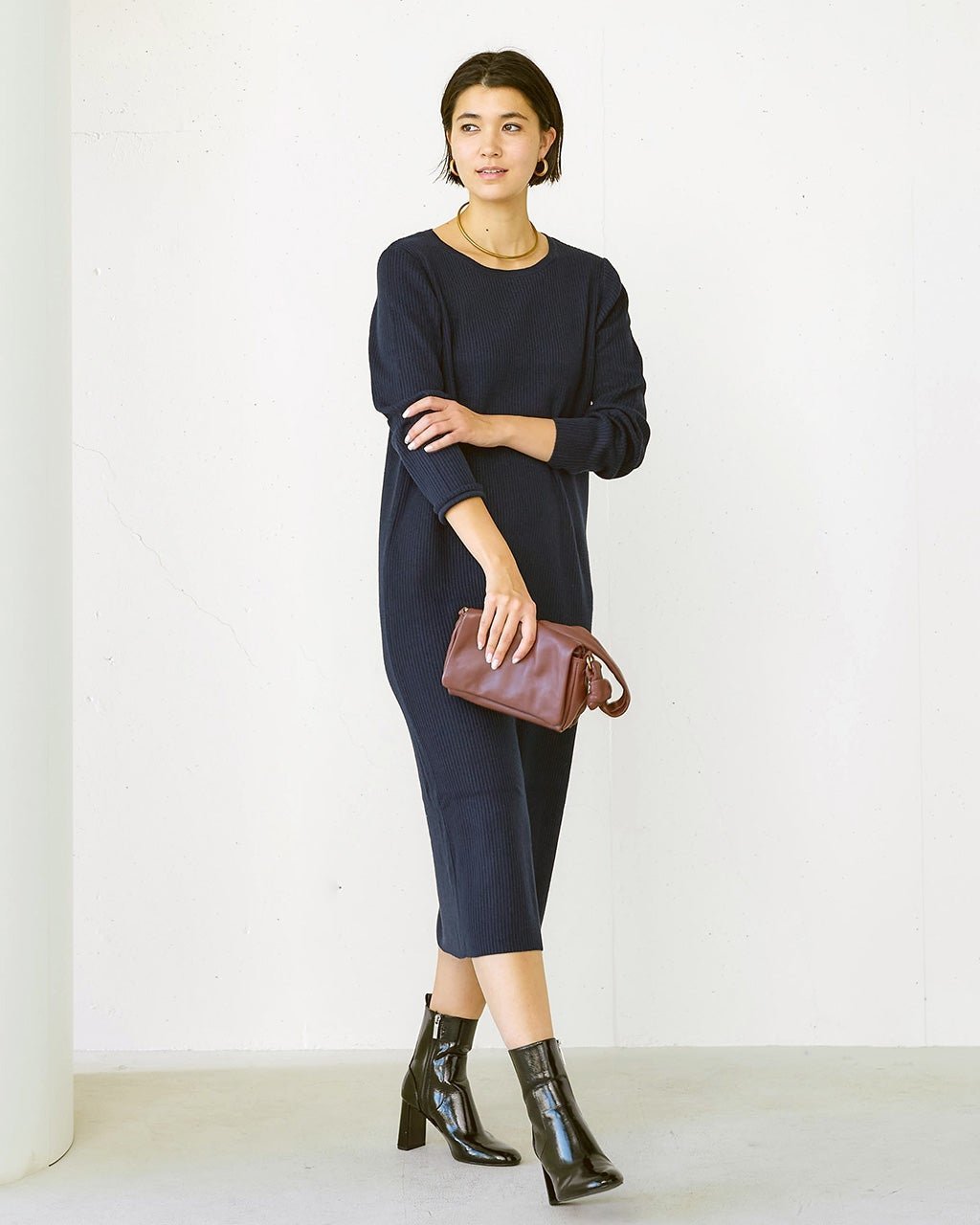 【ドゥクラッセ/DoCLASSE】のミックスウール・レイヤードセットアップワンピ 人気、トレンドファッション・服の通販 founy(ファニー) 　ファッション　Fashion　レディースファッション　Fashion for Women　ワンピース　Dresses　シンプル　Simple, Minimal　セットアップ　Set-Up, Coordinated Outfit　ベスト　Vest, Waistcoat　リボン　Ribbon, Bow　長袖　Long Sleeve, Full Sleeve　 other-1|ID: prp329100003115865 ipo3291000000035734658