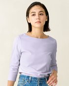 【ドゥクラッセ/DoCLASSE】のボートネック/7分袖・ドゥクラッセTシャツ(58cm丈) 人気、トレンドファッション・服の通販 founy(ファニー) ファッション Fashion レディースファッション WOMEN トップス・カットソー Tops/Tshirt シャツ/ブラウス Shirts/Blouses ロング / Tシャツ T-Shirts カットソー Cut and Sewn カットソー Cut And Sew thumbnail ラベンダー|ID: prp329100003115874 ipo3291000000028255434