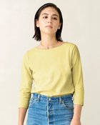 【ドゥクラッセ/DoCLASSE】のボートネック/7分袖・ドゥクラッセTシャツ(58cm丈) 人気、トレンドファッション・服の通販 founy(ファニー) ファッション Fashion レディースファッション WOMEN トップス・カットソー Tops/Tshirt シャツ/ブラウス Shirts/Blouses ロング / Tシャツ T-Shirts カットソー Cut and Sewn カットソー Cut And Sew thumbnail シトロングリーン|ID: prp329100003115874 ipo3291000000028255442