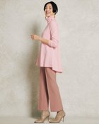 【ドゥクラッセ/DoCLASSE】のカシミヤ混・タートルネックチュニック ピンク|ID: prp329100003115909 ipo3291000000035795432