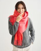 【ドゥクラッセ/DoCLASSE】のカシミヤ混ダブルフェイス・ストール オレンジパターン|ID: prp329100003115927 ipo3291000000035734651