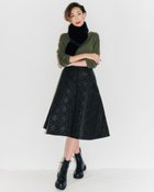 【ドゥクラッセ/DoCLASSE】のキルトデザイン・プリンセスラインスカート ブラック|ID: prp329100003115941 ipo3291000000034576293