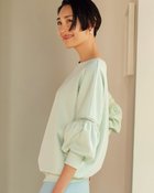 【ドゥクラッセ/DoCLASSE】の接結ストレッチ・レース使いプルオーバー ペールグリーン|ID: prp329100003115952 ipo3291000000035796009