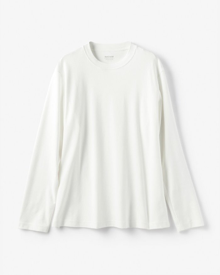 【ドゥクラッセ/DoCLASSE / MEN】のクルーネック/長袖・ドゥクラッセT インテリア・キッズ・メンズ・レディースファッション・服の通販 founy(ファニー) https://founy.com/ ファッション Fashion メンズファッション Fashion for Men トップス・カットソー Cut & Sew Tops メンズシャツ Shirts ポロシャツ / きれいめカジュアルスタイル Polo Shirts インナー Innerwear メンズ Men's, Menswear リラックス Relax, Relaxed Fit 夏 Summer 春 Spring S/S・春夏 SS, Spring/Summer, Warm Season 長袖 Long Sleeve, Full Sleeve |ID: prp329100003115956 ipo3291000000035794094