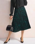 【ドゥクラッセ/DoCLASSE】の光沢デシン・ランダムドットスカート 人気、トレンドファッション・服の通販 founy(ファニー) ファッション Fashion レディースファッション Fashion for Women スカート Skirts おすすめ Recommended / Our Picks セットアップ Set-Up, Coordinated Outfit ドット Polka Dot, Dot Pattern プリーツ Pleats, Pleated ランダム Random, Irregular ロング Long, Long-Length 今季 This Season, Current Season thumbnail ブラック×エメラルド|ID: prp329100003115967 ipo3291000000036036770