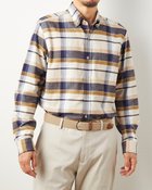 【ドゥクラッセ/DoCLASSE / MEN】のダブル起毛フランネルシャツ/ボタンダウン 人気、トレンドファッション・服の通販 founy(ファニー) ファッション Fashion メンズファッション MEN なめらか Smooth ダウン Down ダブル Double ドレス Dress ピーチ Peach ポケット Pocket メンズ Mens ヨーク Yoke レギュラー Regular thumbnail オフホワイト&times;ベージュ|ID: prp329100003115977 ipo3291000000028254982