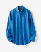 【ドゥクラッセ/DoCLASSE / MEN】のダブル起毛フランネルシャツ/ボタンダウン ブルーストライプ|ID: prp329100003115977 ipo3291000000035798043