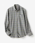 【ドゥクラッセ/DoCLASSE / MEN】のダブル起毛フランネルシャツ/ボタンダウン グレーマルチ|ID: prp329100003115977 ipo3291000000035798050