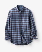 【ドゥクラッセ/DoCLASSE / MEN】のダブル起毛フランネルシャツ/ボタンダウン ブルー&times;レッド|ID: prp329100003115977 ipo3291000000035798075