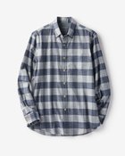 【ドゥクラッセ/DoCLASSE / MEN】のダブル起毛フランネルシャツ/ボタンダウン ネイビーグレンチェック|ID: prp329100003115977 ipo3291000000035798078