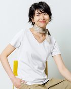 【ドゥクラッセ/DoCLASSE】のVネック/半袖・ドゥクラッセTシャツ ホワイト|ID: prp329100003116009 ipo3291000000035894015