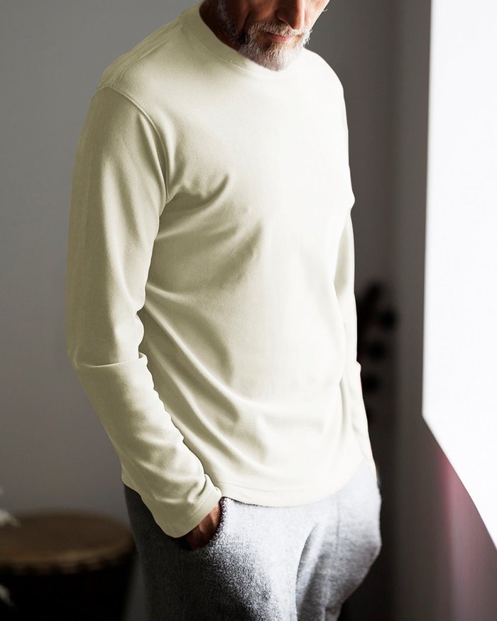 【ドゥクラッセ/DoCLASSE / MEN】の両面起毛スムース/クルーネック インテリア・キッズ・メンズ・レディースファッション・服の通販 founy(ファニー) https://founy.com/ ファッション Fashion メンズファッション Fashion for Men トップス・カットソー Cut & Sew Tops メンズシャツ Shirts ポロシャツ / きれいめカジュアルスタイル Polo Shirts カットソー Cut and Sewn Top バランス Balance, Style Balance ベスト Vest, Waistcoat メンズ Men's, Menswear |ID: prp329100003116010 ipo3291000000034257610