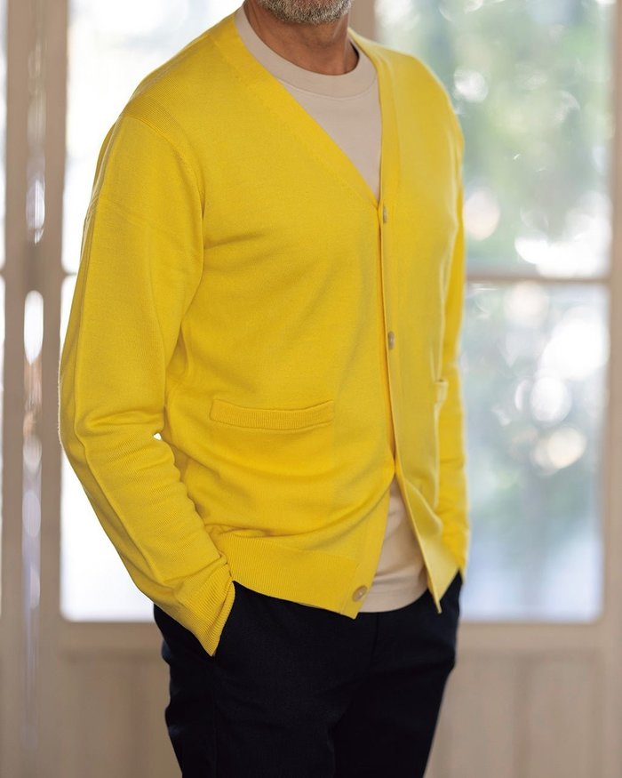 【ドゥクラッセ/DoCLASSE / MEN】のキャッシュウール・カーディガン インテリア・キッズ・メンズ・レディースファッション・服の通販 founy(ファニー) https://founy.com/ ファッション Fashion メンズファッション Fashion for Men イタリア Italy インナー Innerwear カーディガン Cardigan, Knitwear メンズ Men's, Menswear 春 Spring |ID: prp329100003116017 ipo3291000000036036720