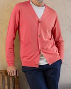 【ドゥクラッセ/DoCLASSE / MEN】のキャッシュウール・カーディガン サーモンピンク|ID: prp329100003116017 ipo3291000000036036730