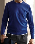 【ドゥクラッセ/DoCLASSE / MEN】のキャッシュウール・クルーネックセーター 人気、トレンドファッション・服の通販 founy(ファニー) ファッション Fashion メンズファッション MEN イタリア Italy インナー Inner カシミヤ Cashmere セーター Sweater メンズ Mens 春 Spring thumbnail ネイビー|ID: prp329100003116019 ipo3291000000028255136