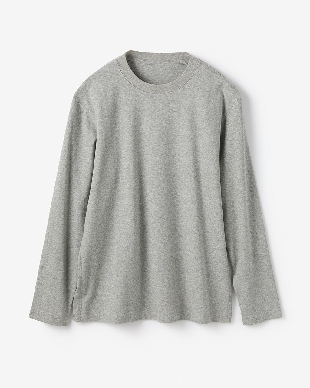 【ドゥクラッセ/DoCLASSE / MEN】のダブルフロントクルーネック長袖・ ドゥクラッセT インテリア・キッズ・メンズ・レディースファッション・服の通販 founy(ファニー) 　ファッション　Fashion　メンズファッション　Fashion for Men　トップス・カットソー　Cut & Sew Tops　メンズシャツ　Shirts　ポロシャツ / きれいめカジュアルスタイル　Polo Shirts　今季　This Season, Current Season　シルケット　Silket, Silky Cotton　ドレープ　Drape, Draping Fabric　なめらか　Smooth, Silky Texture　長袖　Long Sleeve, Full Sleeve　フィット　Fit, Slim Fit　フロント　Front, Front Design　メンズ　Men's, Menswear　エレガント 上品　Elegant　杢グレー|ID: prp329100003116038 ipo3291000000030451761