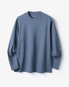 【ドゥクラッセ/DoCLASSE / MEN】のダブルフロントクルーネック長袖・ ドゥクラッセT 杢ブルー|ID: prp329100003116038 ipo3291000000030451763