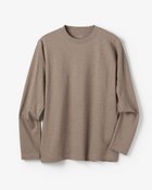 【ドゥクラッセ/DoCLASSE / MEN】のクルーネック長袖・ドゥクラッセT 杢ブラウン|ID: prp329100003116045 ipo3291000000033792592