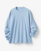 【ドゥクラッセ/DoCLASSE / MEN】のクルーネック長袖・ドゥクラッセT 杢サックス|ID: prp329100003116045 ipo3291000000035345576