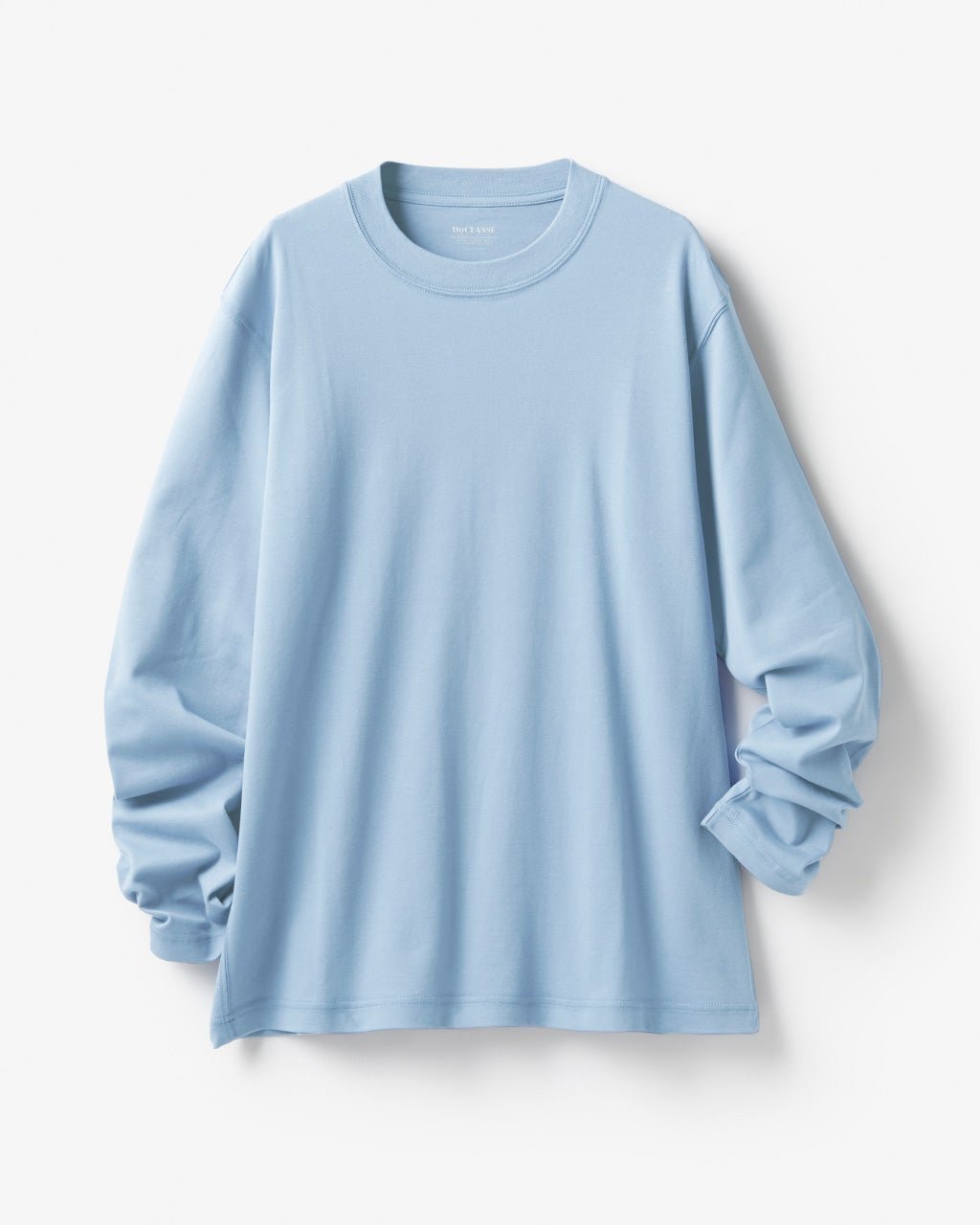 【ドゥクラッセ/DoCLASSE / MEN】のクルーネック長袖・ドゥクラッセT インテリア・キッズ・メンズ・レディースファッション・服の通販 founy(ファニー) ファッション Fashion メンズファッション Fashion for Men トップス・カットソー Cut & Sew Tops メンズシャツ Shirts ポロシャツ / きれいめカジュアルスタイル Polo Shirts なめらか Smooth, Silky Texture シルケット Silket, Silky Cotton フィット Fit, Slim Fit メンズ Men's, Menswear エレガント 上品 Elegant 今季 This Season, Current Season 長袖 Long Sleeve, Full Sleeve 杢サックス|ID: prp329100003116045 ipo3291000000035345576