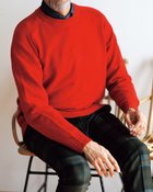 【ドゥクラッセ/DoCLASSE / MEN】のラムズウールクルーネックニット ダークレッド|ID: prp329100003116053 ipo3291000000036036560