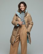 【ドゥクラッセ/DoCLASSE】のスタンドカラー・リバーシブルダウン ベージュ・パターン|ID: prp329100003116056 ipo3291000000036036572