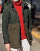 【ドゥクラッセ/DoCLASSE / MEN】のウール&times;ウェザー切替ダウン 人気、トレンドファッション・服の通販 founy(ファニー) ファッション Fashion メンズファッション MEN スマート Smart ダウン Down フェザー Feather ポケット Pocket メンズ Mens モッズコート Mod Coat 切替 Switching 財布 Wallet 軽量 Lightweight thumbnail オリーブ|ID: prp329100003116069 ipo3291000000028254846