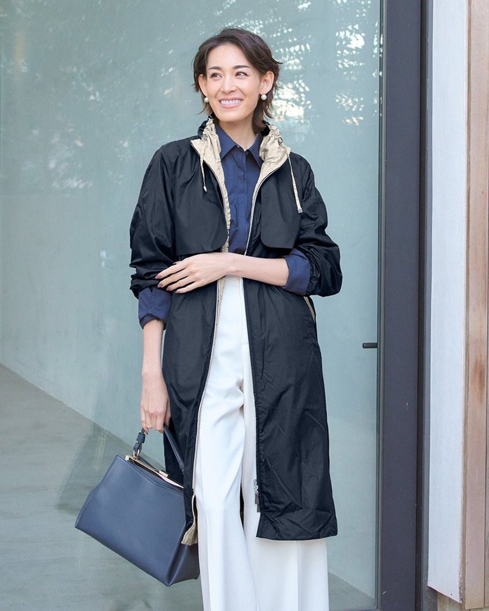 【ドゥクラッセ/DoCLASSE】のAIRタフタ・リバーシブルコート インテリア・キッズ・メンズ・レディースファッション・服の通販 founy(ファニー) https://founy.com/ ファッション Fashion レディースファッション Fashion for Women アウター Coat / Outerwear Collection コート・ロングコート・ピーコート Long Coats, Peacoats & More 秋 Autumn シンプル Simple, Minimal タフタ Taffeta, Structured Fabric ダウン Down, Puffer ドローコード Drawcord, Drawstring Cord フラップ Flap, Flap Pocket ポーチ Pouch, Small Case リバーシブル Reversible, Two-Sided |ID: prp329100003116089 ipo3291000000035700680