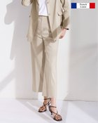 【ドゥクラッセ/DoCLASSE】のフレンチ麻ストレッチ・ワイドパンツ トープ|ID: prp329100003116121 ipo3291000000028254588