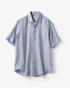 【ドゥクラッセ/DoCLASSE / MEN】のリネンシャンブレーシャツ/半袖 ブルーストライプ|ID: prp329100003116140 ipo3291000000028262494